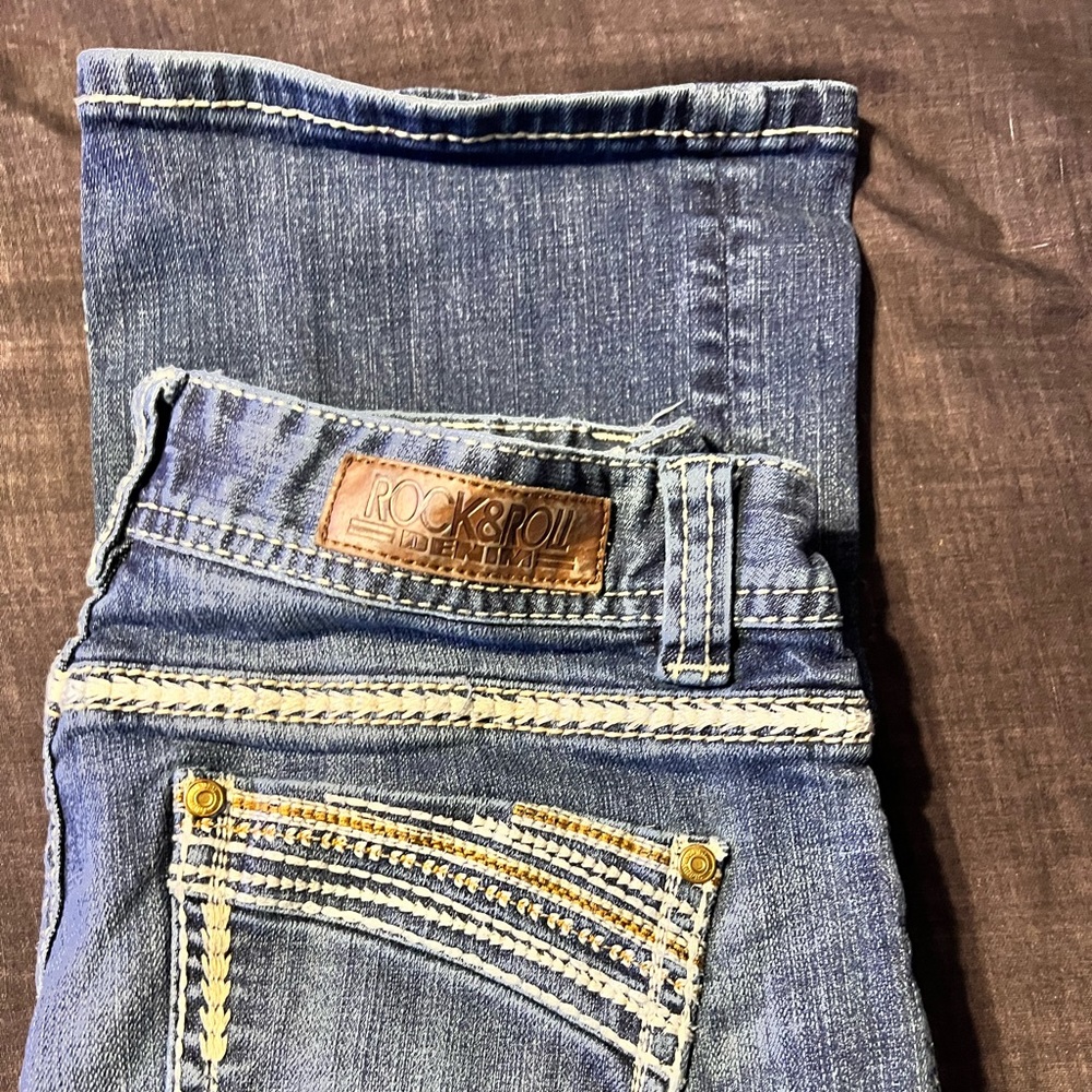 Rock and roll bootcut jeans 28x36